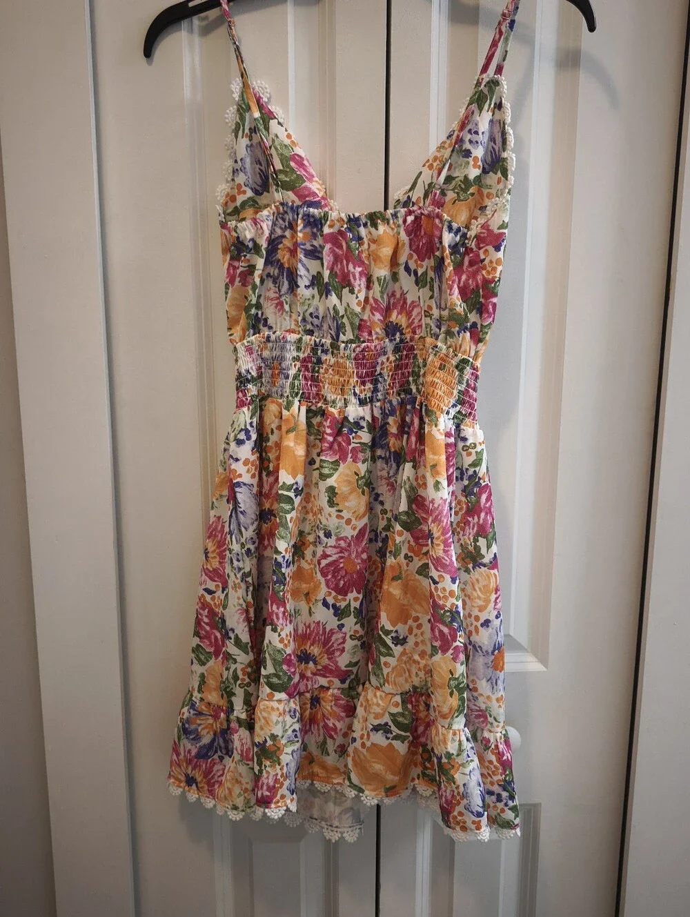 Sun Imperial Womens Floral Tie-Back Sundress - Picture 7 of 9